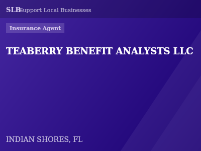TEABERRY BENEFIT ANALYSTS LLC — Insurance Agent in INDIAN SHORES, FL