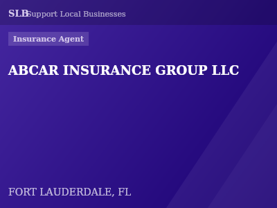 ABCAR INSURANCE GROUP LLC — Insurance Agent in FORT LAUDERDALE, FL