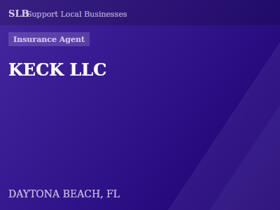 KECK LLC — Insurance Agent in DAYTONA BEACH, FL