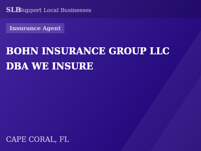 BOHN INSURANCE GROUP LLC DBA WE INSURE — Insurance Agent in CAPE CORAL, FL