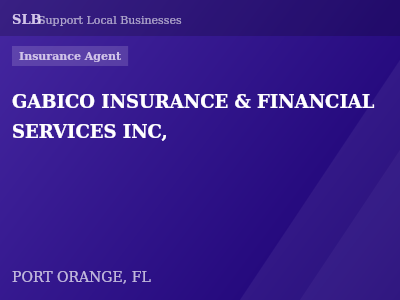 GABICO INSURANCE & FINANCIAL SERVICES INC, — Insurance Agent in PORT ORANGE, FL