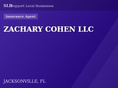 ZACHARY COHEN LLC — Insurance Agent in JACKSONVILLE, FL