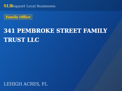 341 PEMBROKE STREET FAMILY TRUST LLC — Family Office in LEHIGH ACRES, FL