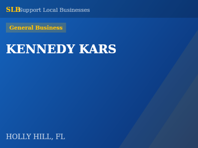 KENNEDY KARS — General Business in HOLLY HILL, FL