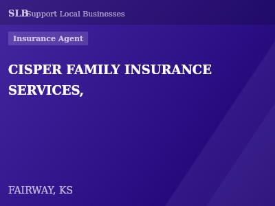 CISPER FAMILY INSURANCE SERVICES, — Insurance Agent in FAIRWAY, KS
