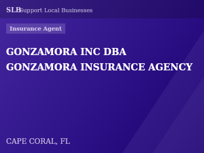 GONZAMORA INC DBA GONZAMORA INSURANCE AGENCY — Insurance Agent in CAPE CORAL, FL