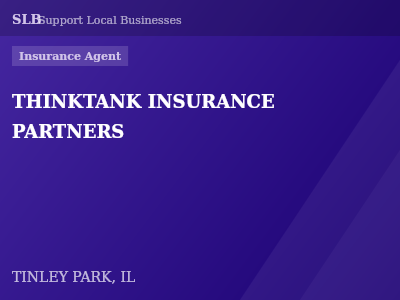 THINKTANK INSURANCE PARTNERS — Insurance Agent in TINLEY PARK, IL