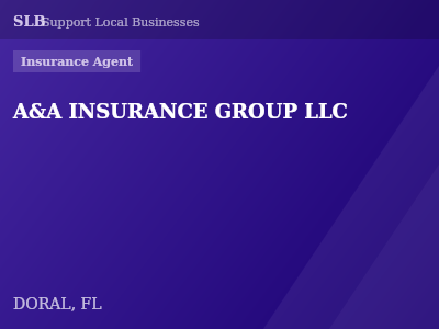 A&A INSURANCE GROUP LLC — Insurance Agent in DORAL, FL