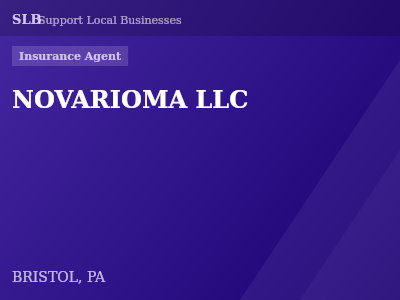 NOVARIOMA LLC — Insurance Agent in BRISTOL, PA
