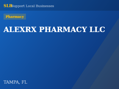 ALEXRX PHARMACY LLC — Pharmacy in TAMPA, FL