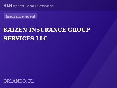 KAIZEN INSURANCE GROUP SERVICES LLC — Insurance Agent in ORLANDO, FL