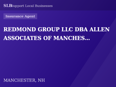 REDMOND GROUP LLC DBA ALLEN ASSOCIATES OF MANCHESTER, — Insurance Agent in MANCHESTER, NH