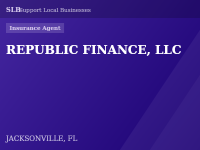 REPUBLIC FINANCE, LLC — Insurance Agent in JACKSONVILLE, FL