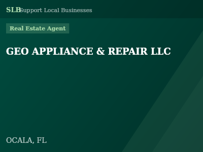 GEO APPLIANCE & REPAIR LLC — Real Estate Agent in OCALA, FL