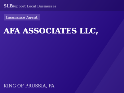 AFA ASSOCIATES LLC, — Insurance Agent in KING OF PRUSSIA, PA
