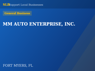 MM AUTO ENTERPRISE, INC. — General Business in FORT MYERS, FL
