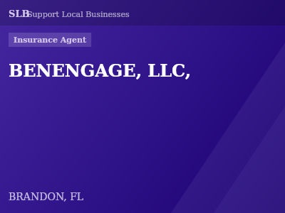 BENENGAGE, LLC, — Insurance Agent in BRANDON, FL