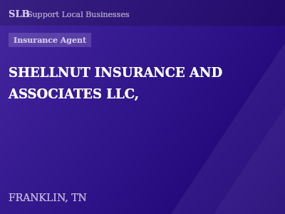 SHELLNUT INSURANCE AND ASSOCIATES LLC, — Insurance Agent in FRANKLIN, TN