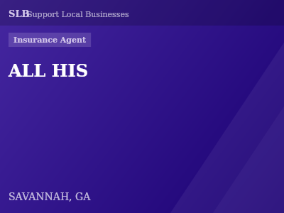ALL HIS — Insurance Agent in SAVANNAH, GA