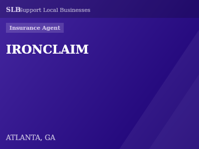 IRONCLAIM — Insurance Agent in ATLANTA, GA