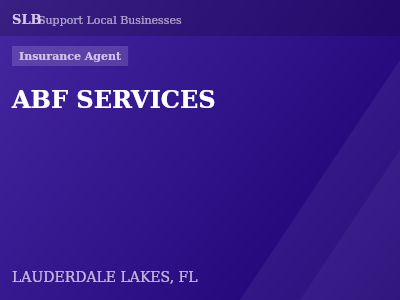 ABF SERVICES — Insurance Agent in LAUDERDALE LAKES, FL