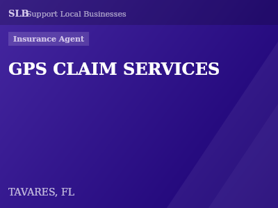 GPS CLAIM SERVICES — Insurance Agent in TAVARES, FL