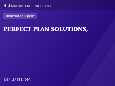 PERFECT PLAN SOLUTIONS, — Insurance Agent in DULUTH, GA