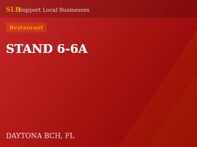 STAND 6-6A — Restaurant in DAYTONA BCH, FL