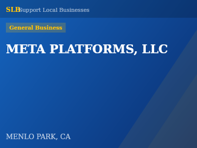 META PLATFORMS, LLC — General Business in MENLO PARK, CA
