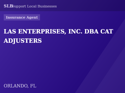 LAS ENTERPRISES, INC. DBA CAT ADJUSTERS — Insurance Agent in ORLANDO, FL