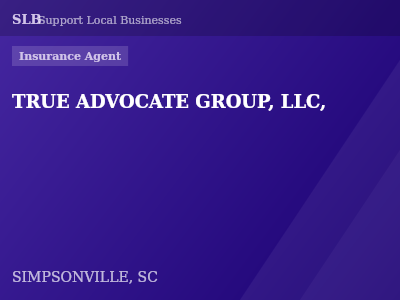 TRUE ADVOCATE GROUP, LLC, — Insurance Agent in SIMPSONVILLE, SC