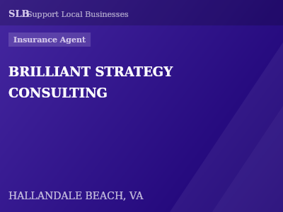 BRILLIANT STRATEGY CONSULTING — Insurance Agent in HALLANDALE BEACH, VA