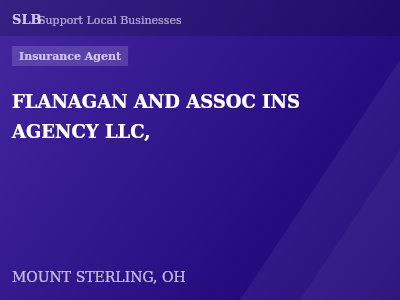 FLANAGAN AND ASSOC INS AGENCY LLC, — Insurance Agent in MOUNT STERLING, OH