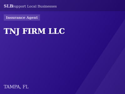TNJ FIRM LLC — Insurance Agent in TAMPA, FL