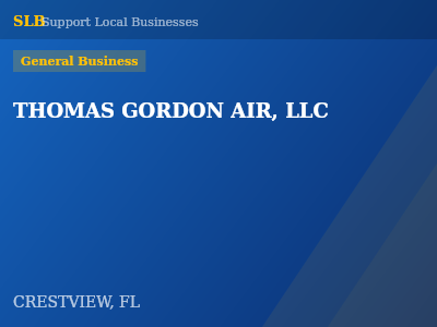 THOMAS GORDON AIR, LLC — General Business in CRESTVIEW, FL
