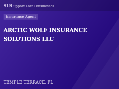 ARCTIC WOLF INSURANCE SOLUTIONS LLC — Insurance Agent in TEMPLE TERRACE, FL