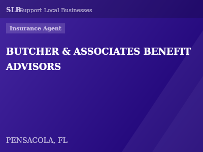 BUTCHER & ASSOCIATES BENEFIT ADVISORS — Insurance Agent in PENSACOLA, FL
