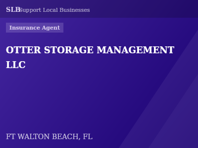 OTTER STORAGE MANAGEMENT LLC — Insurance Agent in FT WALTON BEACH, FL