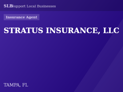 STRATUS INSURANCE, LLC — Insurance Agent in TAMPA, FL