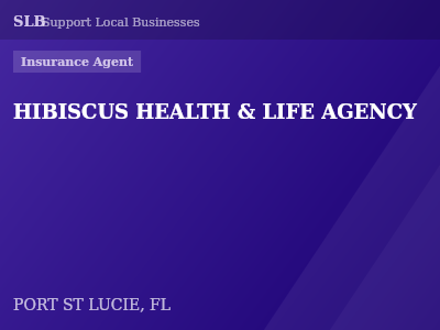 HIBISCUS HEALTH & LIFE AGENCY — Insurance Agent in PORT ST LUCIE, FL