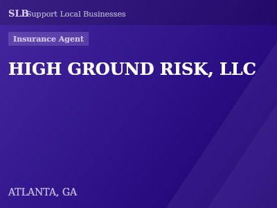 HIGH GROUND RISK, LLC — Insurance Agent in ATLANTA, GA