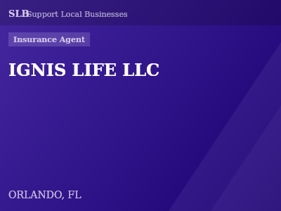 IGNIS LIFE LLC — Insurance Agent in ORLANDO, FL