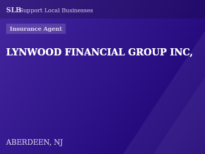 LYNWOOD FINANCIAL GROUP INC, — Insurance Agent in ABERDEEN, NJ