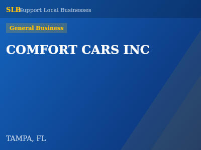 COMFORT CARS INC — General Business in TAMPA, FL