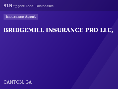 BRIDGEMILL INSURANCE PRO LLC, — Insurance Agent in CANTON, GA