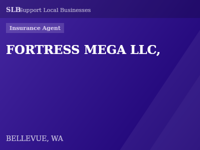 FORTRESS MEGA LLC, — Insurance Agent in BELLEVUE, WA