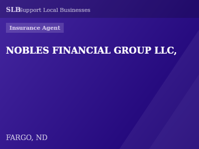 NOBLES FINANCIAL GROUP LLC, — Insurance Agent in FARGO, ND