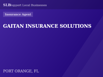 GAITAN INSURANCE SOLUTIONS — Insurance Agent in PORT ORANGE, FL