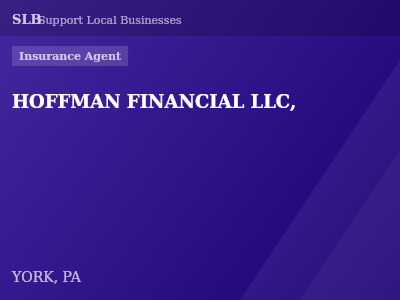 HOFFMAN FINANCIAL LLC, — Insurance Agent in YORK, PA