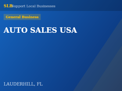 AUTO SALES USA — General Business in LAUDERHILL, FL